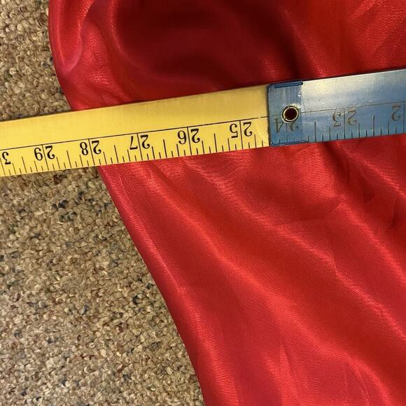 New PARTYTIME Sequined Evening Gown Maxi Dress Formal Wedding Party Light Red 22 - Picture 3 of 12